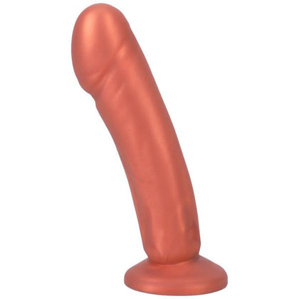 Introducing: Tantus Vamp Copper Silicone Dildo 2024 for Intermediate Users - Ideal for Sensual G-Spot and Prostate Stimulation in a Luxurious Copper Finish