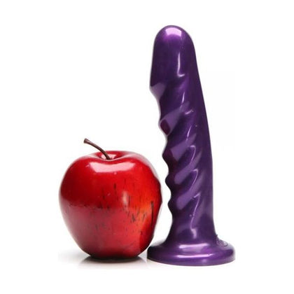 Tantus Silicone Echo Vibrating Midnight Purple - Phallic G-Spot Pleasure for All Genders - Adult Naughty Store