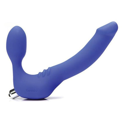 Tantus Silicone Strapless Slim Blue Strap-On - Model TS-2021 - Female Pleasure - Skin-on-Skin Contact - Adult Naughty Store