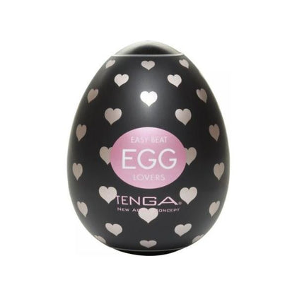 Tenga Easy Beat Egg Lovers Stroker - Model E-001 - Male Masturbation Toy - Pleasure Sleeve - Black