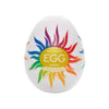 Tenga Egg Shiny Pride Edition - Compact Disposable Masturbator for Men - Enhanced Sensations for Intense Pleasure - Rainbow