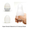 Tenga Egg Brush Disposable Masturbator - Model EGG-BR01 - Male Pleasure Toy - Intense Stimulation - Black