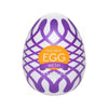 Tenga Egg Mesh Easy Beat Stroker - Compact Male Masturbator for Sensational Pleasure - Model EGM-001 - Designed for Men - Intense Pleasure and Stimulation - Transparent - Adult Naughty Store