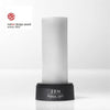 Tenga 3D Zen Sleeve Stroker - Reusable Antibacterial Elastomer Male Masturbator for Intense Pleasure - Model ZS-01 - Grey