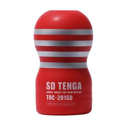 Tenga SD Original Vacuum Cup Gentle - Super Direct Top Stimulation Edition - Male Masturbator - Model VAC-001 - Enhanced Pleasure for Men - Deep Fleshy Touch - Transparent
