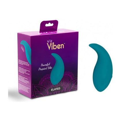 Viben Elated Intense Pin Point Vibe Ocean Blue - Powerful Handheld Bullet Vibrator for Women's Pleasure - Adult Naughty Store