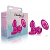 Viben Cheeky Charms VC-1001 Small Powerful Vibrating Metal Plug with Remote Control - Unleash Pleasure in Pink - Adult Naughty Store