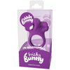 Introducing the Ohhh Bunny Frisky Bunny Vibrating Ring Purple - The Ultimate Couples' Pleasure Enhancer