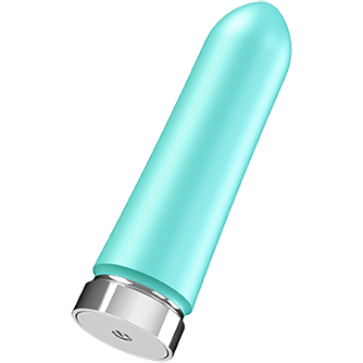 Vedo Bam Rechargeable Bullet Vibrator - Tease Me Turquoise Blue - Intense Pleasure for All Genders and Targeted Stimulation