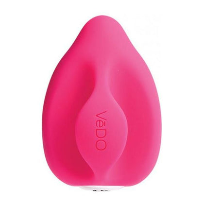 Vedo Yumi Rechargeable Finger Vibe Foxy Pink - Powerful 10 Mode Silicone Finger Vibrator for Intense Pleasure