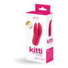 Vedo Kitti Rechargeable Vibe Foxy Pink - Powerful Mini Vibrator for Women - 10 Vibration Modes, 6 Intensity Levels - Waterproof Pleasure Toy - Adult Naughty Store