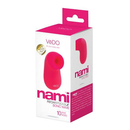 Vedo Nami Sonic Vibe Foxy Pink Rechargeable - Powerful Sonic Waves Clitoral Stimulator

Introducing the Vedo Nami Sonic Vibe Foxy Pink Rechargeable - the Ultimate Sonic Waves Clitoral Stimulator for Unparalleled Pleasure