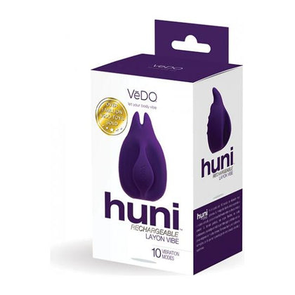 Vedo Huni Rechargeable Finger Vibe Deep Purple: Powerful Clitoral Stimulation for Women