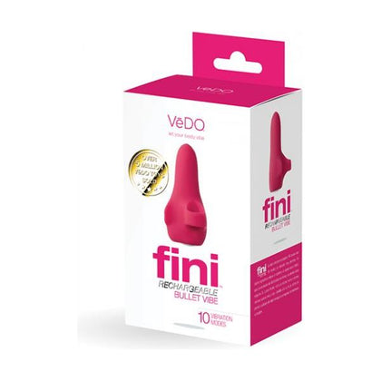 Vedo Fini Rechargeable Bullet Vibrator Pink - Powerful Clitoral Stimulation - Model 2023