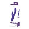 Vedo Rockie Dual Rechargeable Rabbit Vibe - Intensify Your Pleasure with the Indigo Purple Silicone Sensation - Adult Naughty Store