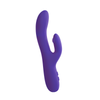 Vedo Rockie Dual Rechargeable Rabbit Vibe - Intensify Your Pleasure with the Indigo Purple Silicone Sensation - Adult Naughty Store