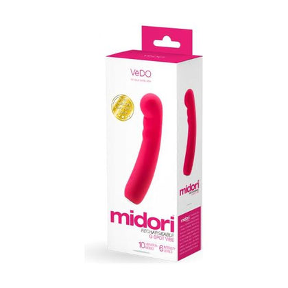 Vedo Midori Rechargeable G-Spot Vibe Foxy Pink - The Ultimate Pleasure Companion for Women