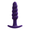 Vedo Twist Rechargeable Anal Plug Deep Purple - Powerful Motor, 10 Vibration Modes, Silicone, T-Shaped Anchor End - Unleash Pleasure in Style! - Adult Naughty Store