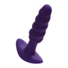 Vedo Twist Rechargeable Anal Plug Deep Purple - Powerful Motor, 10 Vibration Modes, Silicone, T-Shaped Anchor End - Unleash Pleasure in Style! - Adult Naughty Store