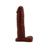 Vixen Creations Outlaw Vixskin Chocolate Realistic Silicone Dildo - Model VXC-9001 - For Advanced Users - Ultimate Pleasure Experience - Brown/Chocolate - Adult Naughty Store