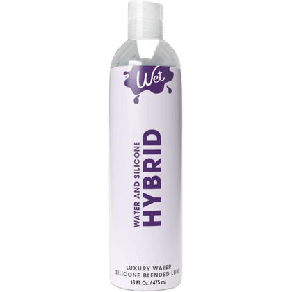 Introducing the Wet Hybrid Water/Silicone 16oz Personal Lubricant for Silicone Toys - Model Hybrid 2024 - Unisex - Intimate, Colourless Pleasure
