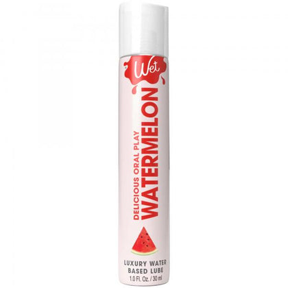 Wet Watermelon Oral 1 Oz: Wet Fun Flavored Juicy Watermelon Oral Lubricant - Introducing Pipedream Fantasy Gush Watermelon Warming Lube FG-4567 for Women - Oral Pleasure - Pink - Adult Naughty Store