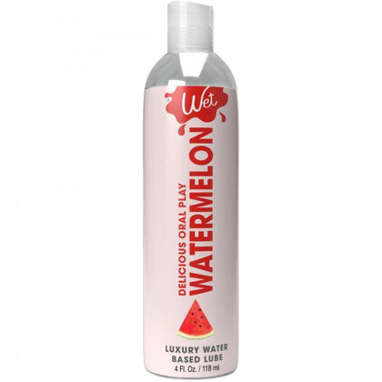 Wet Watermelon Oral 4 Oz: Wet Fun Flavored Juicy Watermelon Warming Lubricant (Model WWO-1001) for Adults, Gender-Neutral, Ideal for Oral Pleasure, Red. - Adult Naughty Store