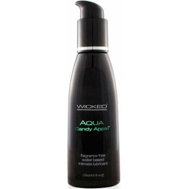 Wicked Aqua Candy Apple Lube 4 oz - Adult Naughty Store