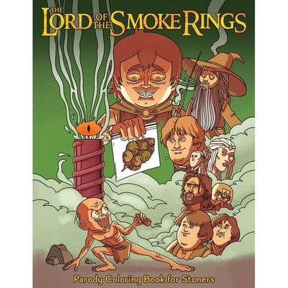 Wood Rocket's Lord of Smoke Rings Coloring Book: A Stoner's Parody Coloring Adventure