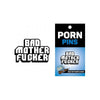 Wood Rocket Bad Mother Fucker Pin - Naughty Enamel Lapel Pin for Adults - Erotic Novelty Accessory in Black - Adult Naughty Store