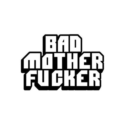 Wood Rocket Bad Mother Fucker Pin - Naughty Enamel Lapel Pin for Adults - Erotic Novelty Accessory in Black - Adult Naughty Store