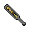 Wood Rocket Spank Me Paddle Pin - Fetish BDSM Lapel Pin for Adults - Model SPK-001 - Unisex - Pleasure Accessory - Gray and Gold - Adult Naughty Store