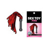 Wood Rocket Flogger Pin - Mini Enamel Lapel Pin for BDSM Enthusiasts - Model FR-001 - Unisex - Delivers Sensual Pleasure - Gray, Red, and Black - Adult Naughty Store