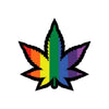 Wood Rocket Rainbow Marijuana Leaf Pin - Fun Soft Enamel Lapel Pin for Smoke Product Enthusiasts - Perfect Accessory for Hat, Clothes, Backpack, and More - Adult Naughty Store