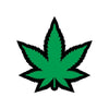 Wood Rocket Green Marijuana Leaf Pin - Fun Soft Enamel Lapel Pin for Cannabis Enthusiasts - Adult Naughty Store