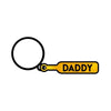 Wood Rocket Daddy Paddle Keychain - Compact Gold Sex Toy for BDSM Enthusiasts (Model DR-123) - Adult Naughty Store