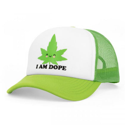 Wood Rocket Dope Trucker Hat No. 2024 for Men - Black Foam Puffy Graphic Snap Back Courtier Hat - Adult Naughty Store