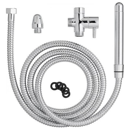 Cloud 9 Fresh + Premium Shower Enema Kit with Diverter and Tips - Model ENM-5001 - Unisex Vaginal and Anal Cleaning System - Bronze