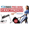 Cloud 9 Novelties Travel Pro Mini Sex Machine - Model TM-2001 - Compact and Powerful Travel Mini - For All Genders - Ultimate Pleasure on the Go - Sleek Black