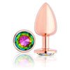 Cloud 9 Novelties Gems Rosy Gold Large Anal Plug - Model #2022 - Unisex, Pleasure in the Booty, Rose Gold - Adult Naughty Store