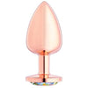 Cloud 9 Novelties Gems Rosy Gold Large Anal Plug - Model #2022 - Unisex, Pleasure in the Booty, Rose Gold - Adult Naughty Store