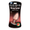 Cloud 9 Novelties Gems Rosy Gold Large Anal Plug - Model #2022 - Unisex, Pleasure in the Booty, Rose Gold - Adult Naughty Store