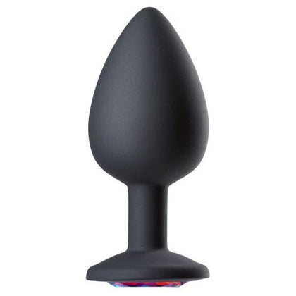Cloud 9 Gems Black Silicone Anal Plug Large - Model #C9G-APL-L - Unisex Anal Pleasure Toy - Black