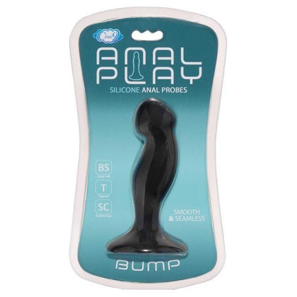 Cloud Nine Novelties Anal Play Silicone Bump - Model 2023 - Unisex Silicone Butt Plug for Intense Pleasure - Black - Adult Naughty Store