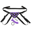 Cloud 9 Novelties Pro Sensual Series Strap-On Harness Kit Purple - Model 2023 - For Couples - Multi-Pleasure - Adjustable Straps - Fits up to 52