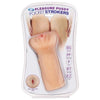 Cloud 9 Novelties Personal Pussy Pocket Stroker - Model PP-1001 - Male Masturbation Toy - Ribbed Tunnel - Beige - Adult Naughty Store