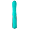 Cloud 9 Pro Sensual Air Touch VI G-Spot Come Hither Motion Rabbit Teal - Deluxe Dual Function Clitoral Suction and Vibration Sex Toy for Women - Adult Naughty Store