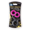 Pro Sensual Super 8 Silicone Ball Sling & Cock Ring 2 Pack - Enhances Erection, Optimize Staying Power - For Men - Dual Hole Fit - Black - Adult Naughty Store