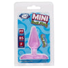 Cloud 9 Novelties Purple Mini Tapered Butt Plug - Model 1234 - Unisex Anal Pleasure - Intense Purple - Adult Naughty Store