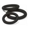 Cloud 9 Pro Sensual Silicone Cock Rings Set - Model X3 - Male - Enhances Stamina and Pleasure - Black - Adult Naughty Store